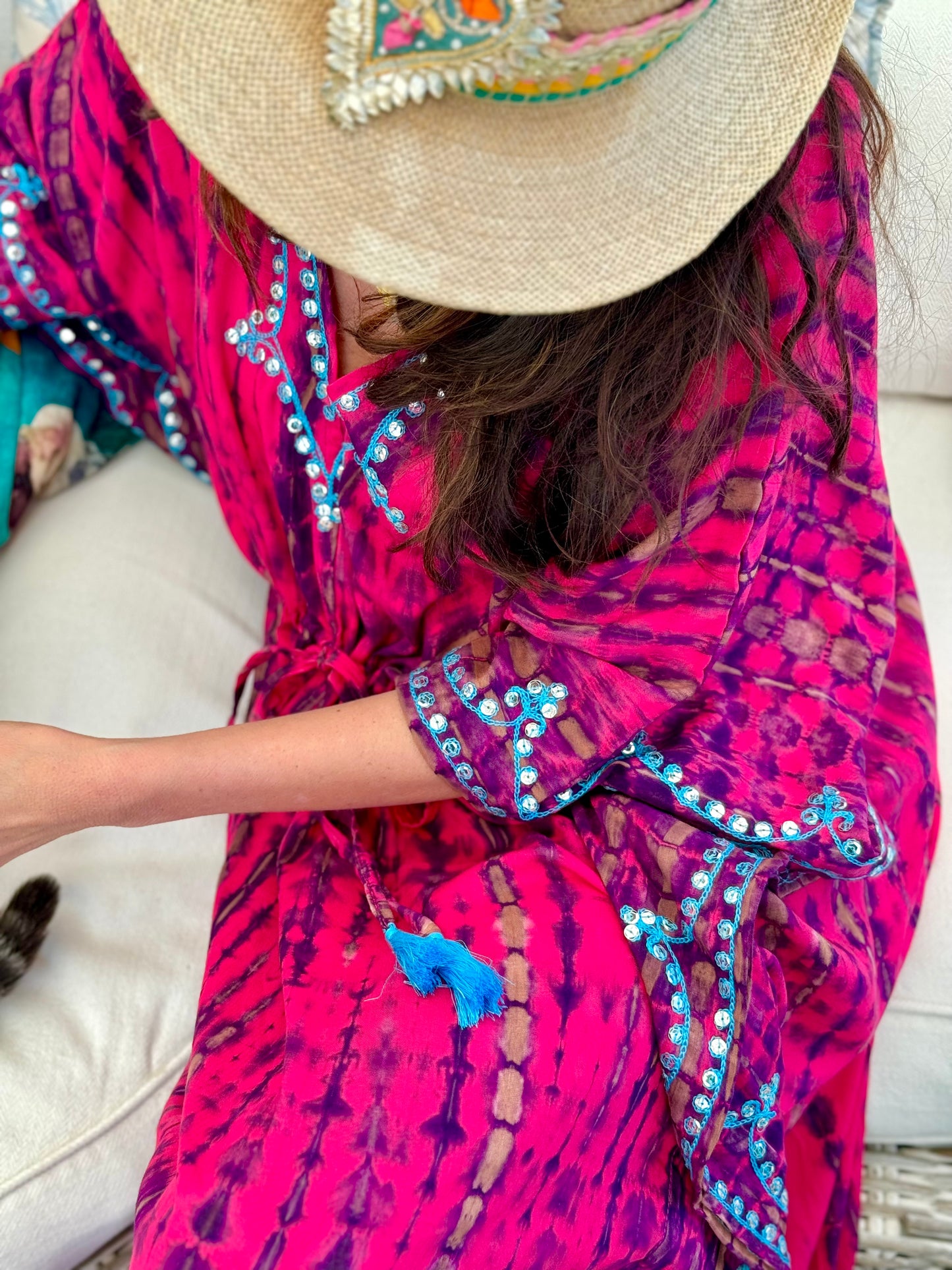 Laba Laba Resort Kaftan with Sparkle