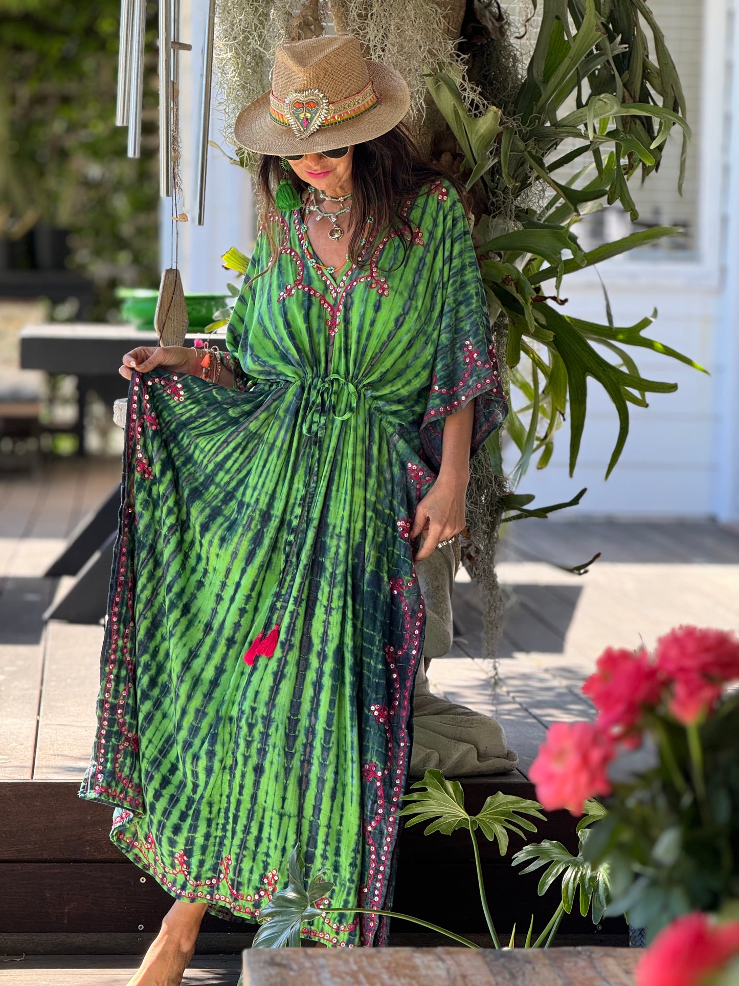 Laba Laba Resort Kaftan with Sparkle