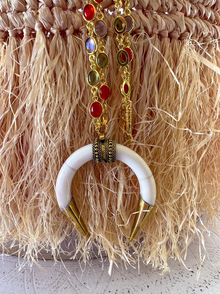Ibiza Crescent Moon Necklace