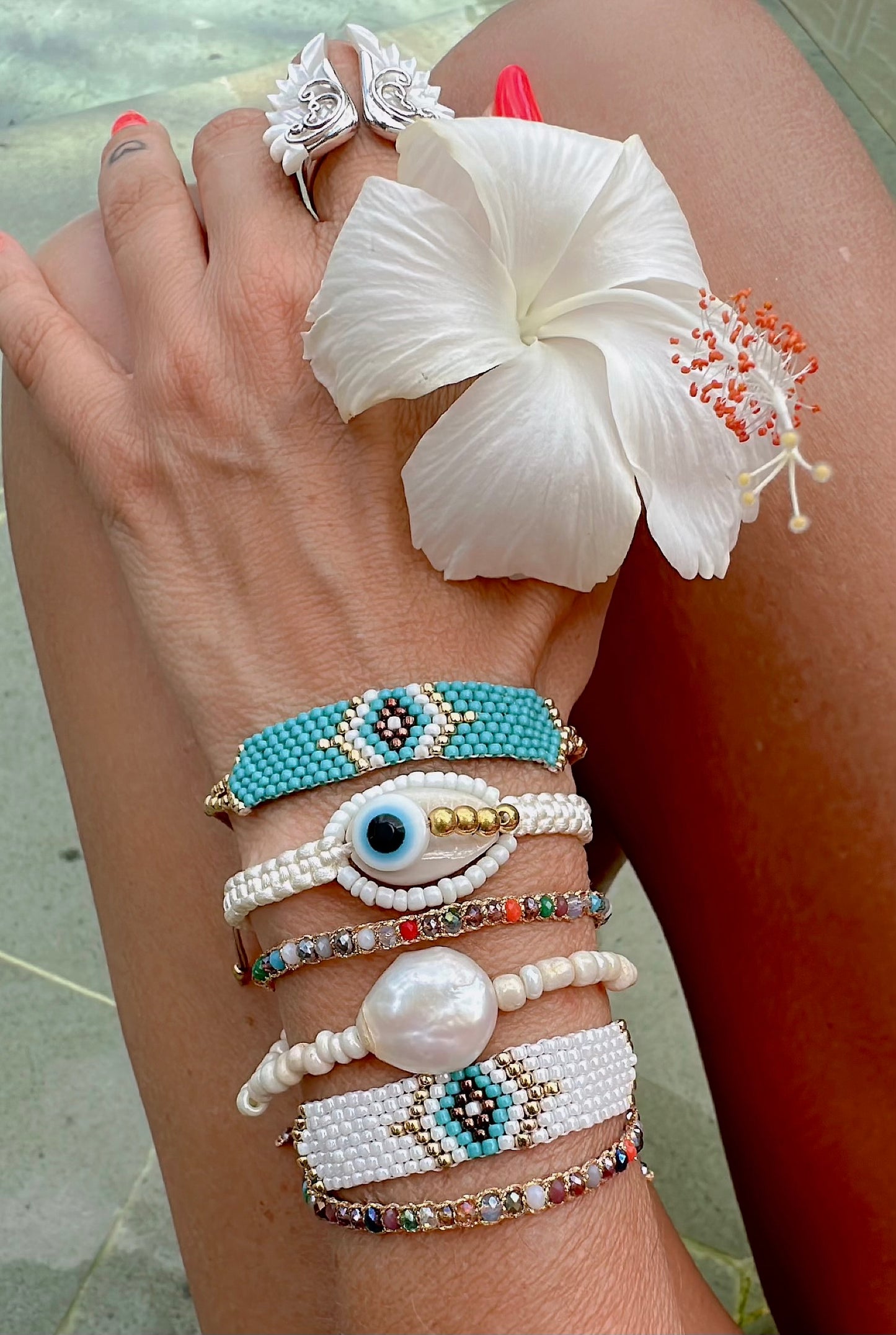 Bracelets de fesses de plage